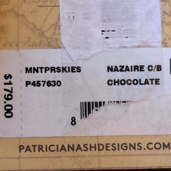 Patricia Nash Nazaire Top Zip Crossbody Bag - "Montana Prairie Skies" - New - Picture 15 of 15